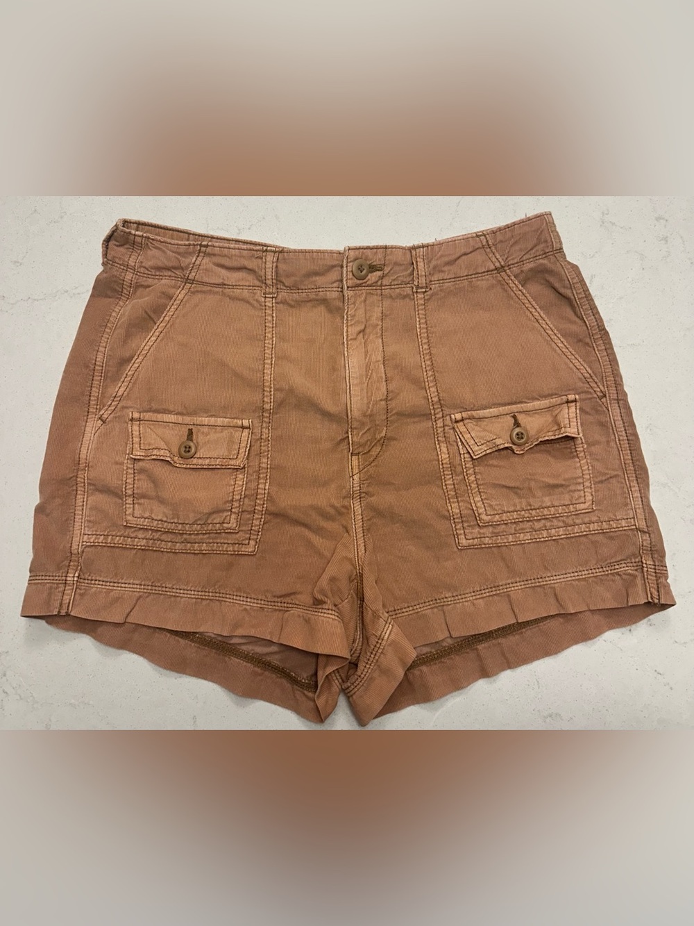 Women's Corduroy Utility Pocket Shorts